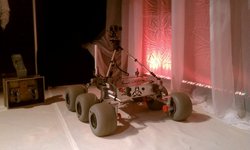 OSU Mars Rover on Stage