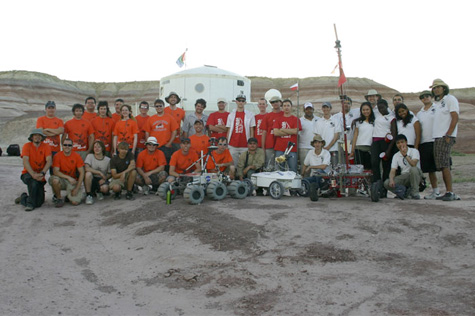 Inserting an electrical plug with the arm.